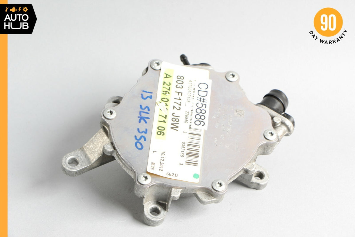 12-18 Mercedes R172 SLK350 Engine Motor Brake Vacuum Pump 2762300065 OEM 60k - photo 5