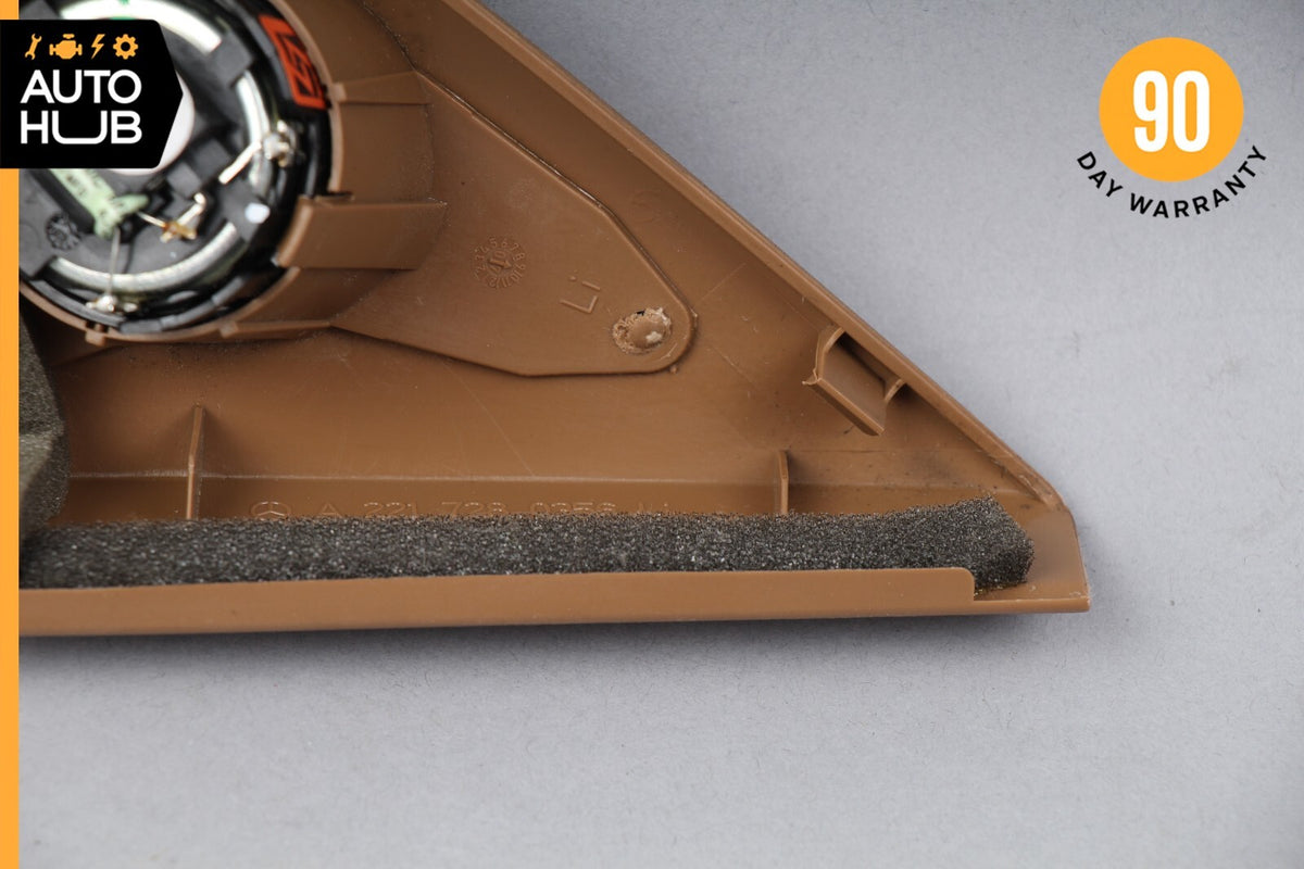 07-13 Mercedes W221 S550 S63 AMG Door Corner Speaker Left Driver Side Brown OEM - photo 10