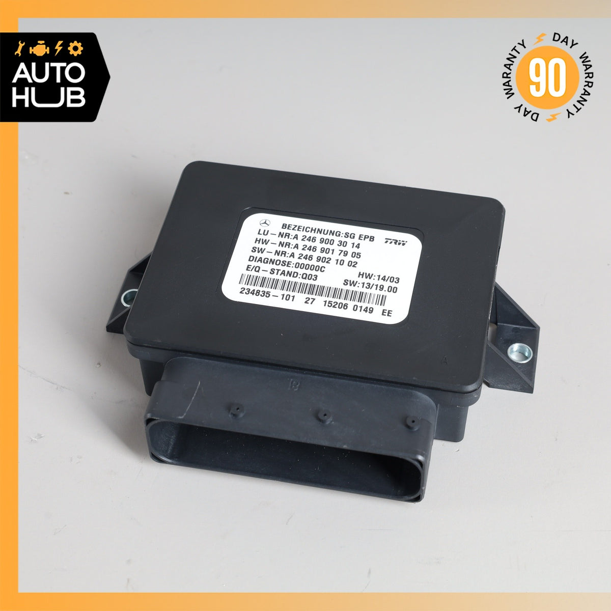 12-16 Mercedes X166 GL350 SLK350 Hand Parking Brake Control Module Unit OEM - photo 2