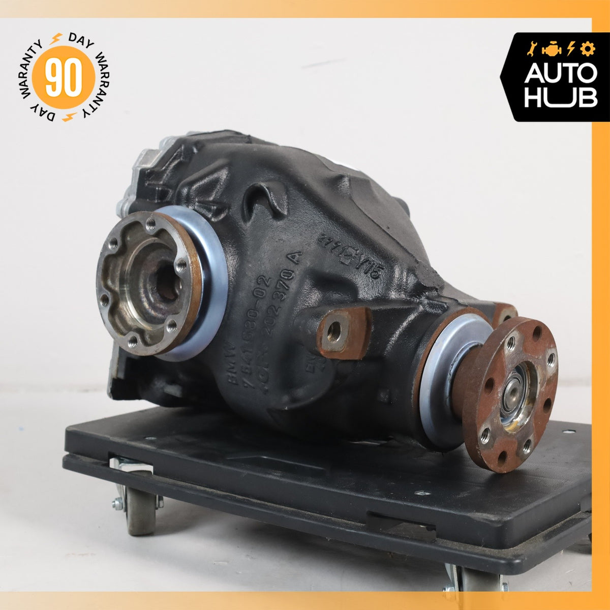 07-13 BMW E88 128i 328i RWD A/T Rear Differential Diff Axle Carrier 3.73 OEM - photo 2