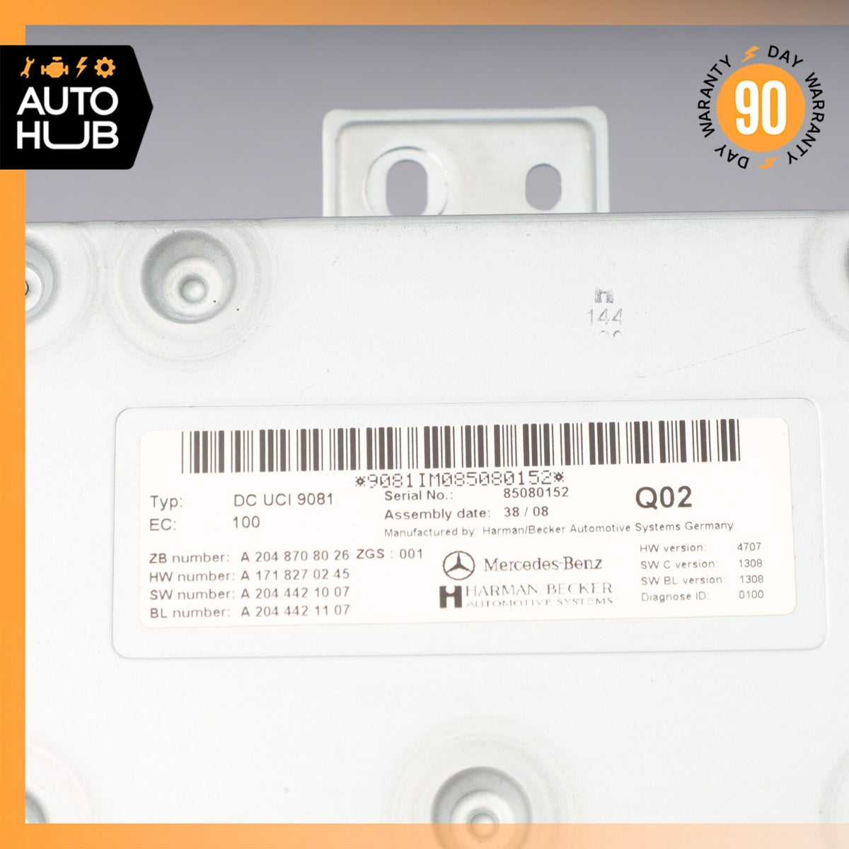 Mercedes X164 GL350 S400 SLK350 Communication Interface Module 2048708026 OEM - photo 7