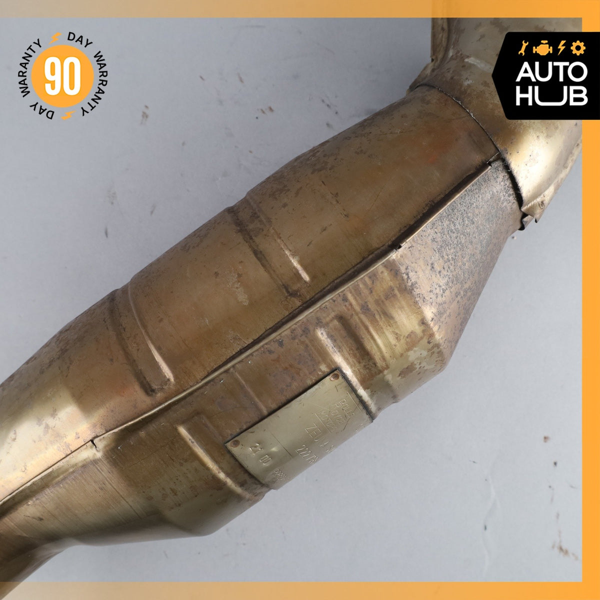 00-02 Bentley Arnage 6.8L V8 Exhaust Downpipe PJ55232PB OEM 30k - photo 4