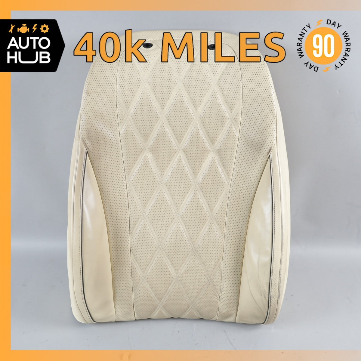 14-18 Bentley Flying Spur Front Left Driver Upper Seat Cushion OEM 40k - photo 1