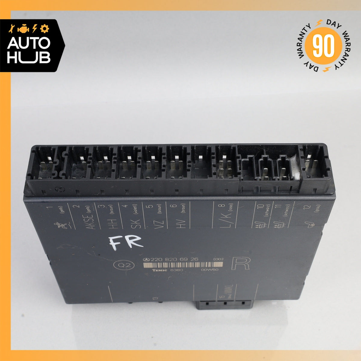 00-02 Mercedes W220 S600 S55 AMG Seat Control Module Front Right OEM - photo 7