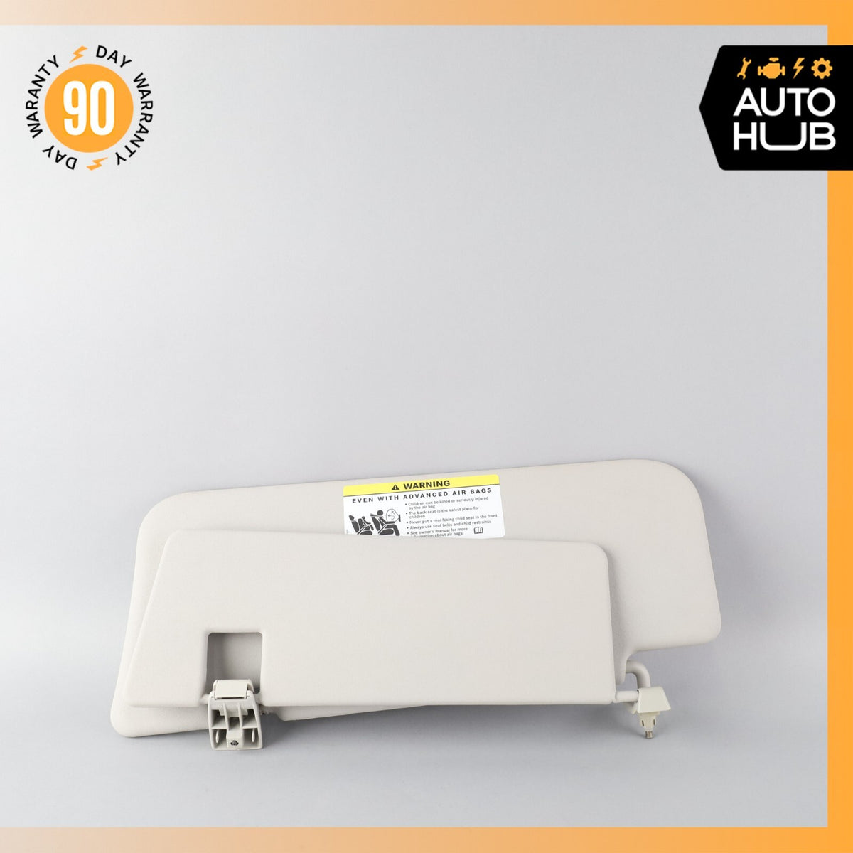 06-12 Mercedes W164 ML63 AMG GL350 Sun Visor Sunvisor Front Right Side Gray OEM - photo 2