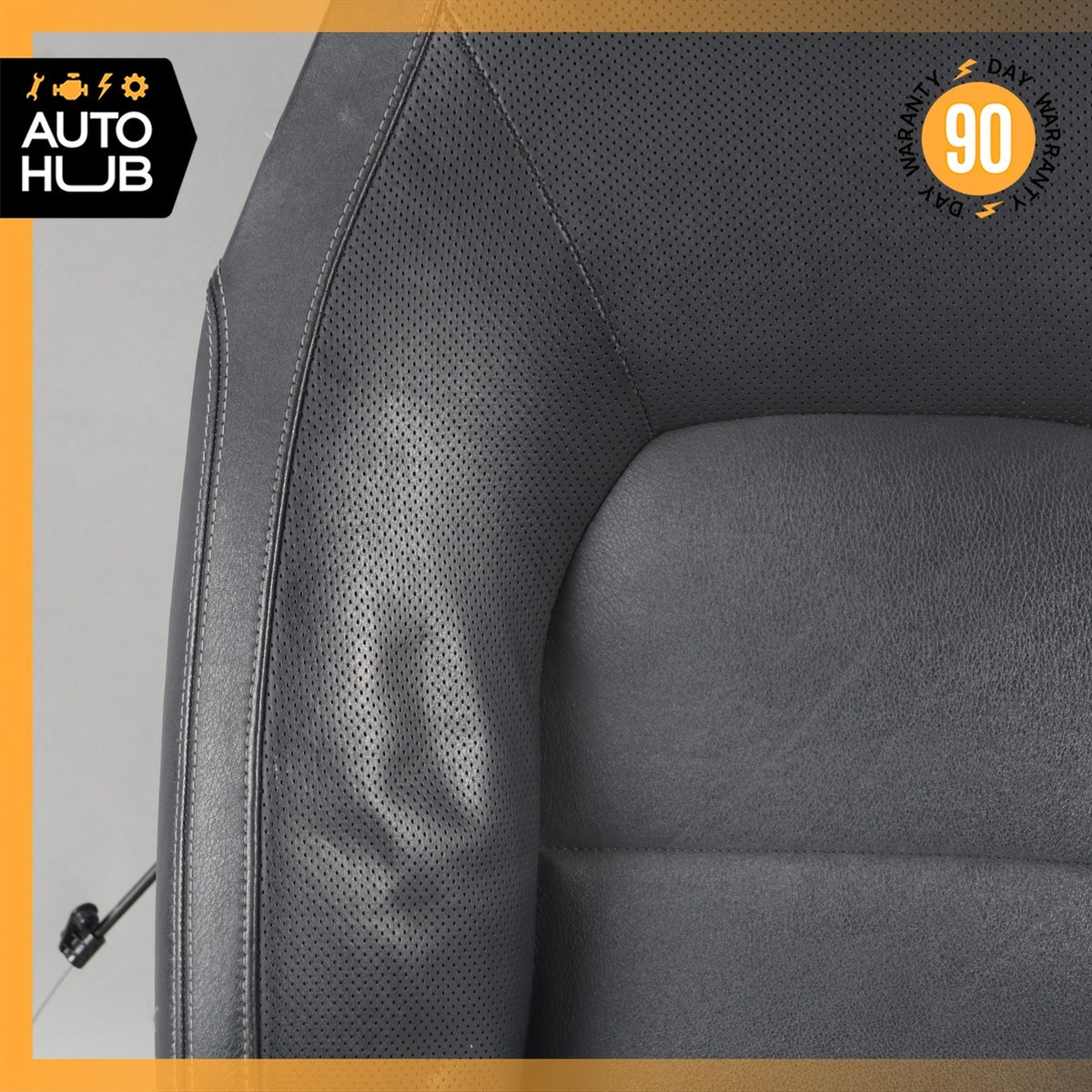 10-17 Mercedes W207 E350 E550 Front Right Side Seat Cushion Upper Black OEM - photo 6