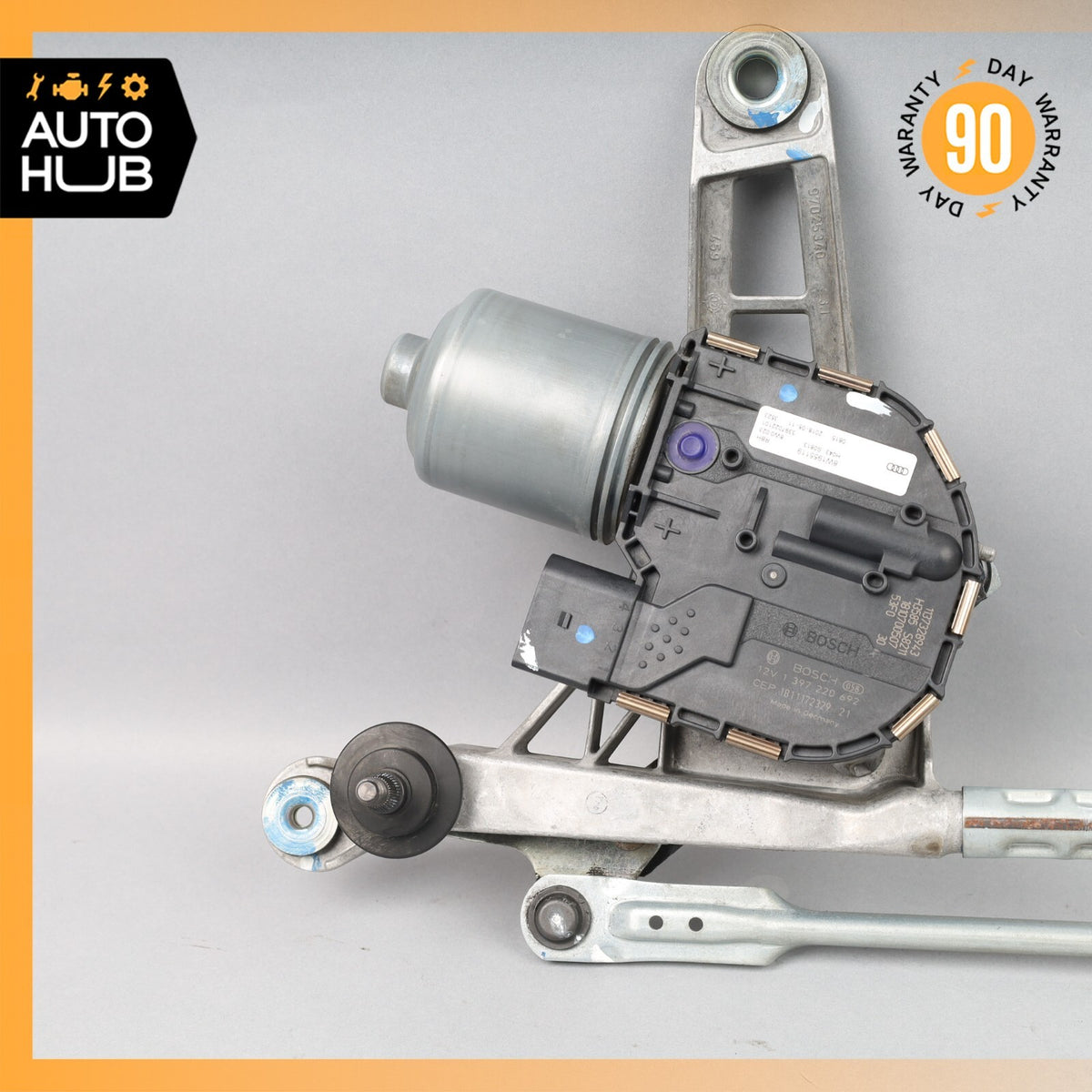17-24 Audi B9 A4 S4 Quattro Windshield Screen Wiper Motor w/ Linkage OEM 56k - photo 10