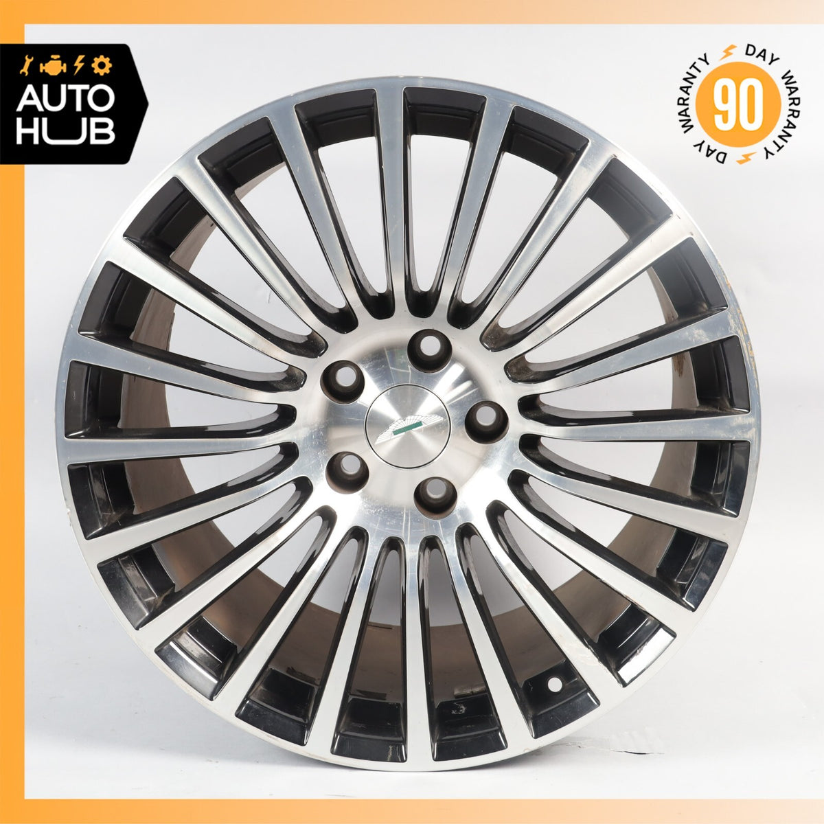 10-19 Aston Martin Rapide 11 x 20 20" Rear Wheel Rim Black Diamond Turned OEM - photo 1