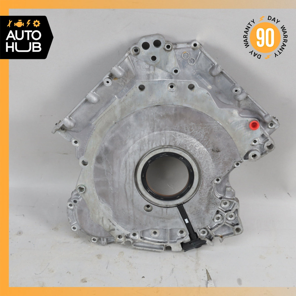 11-18 Porsche Panamera 970 Cayenne Hybrid Engine Motor Crankshaft Rear Cover OEM - photo 2