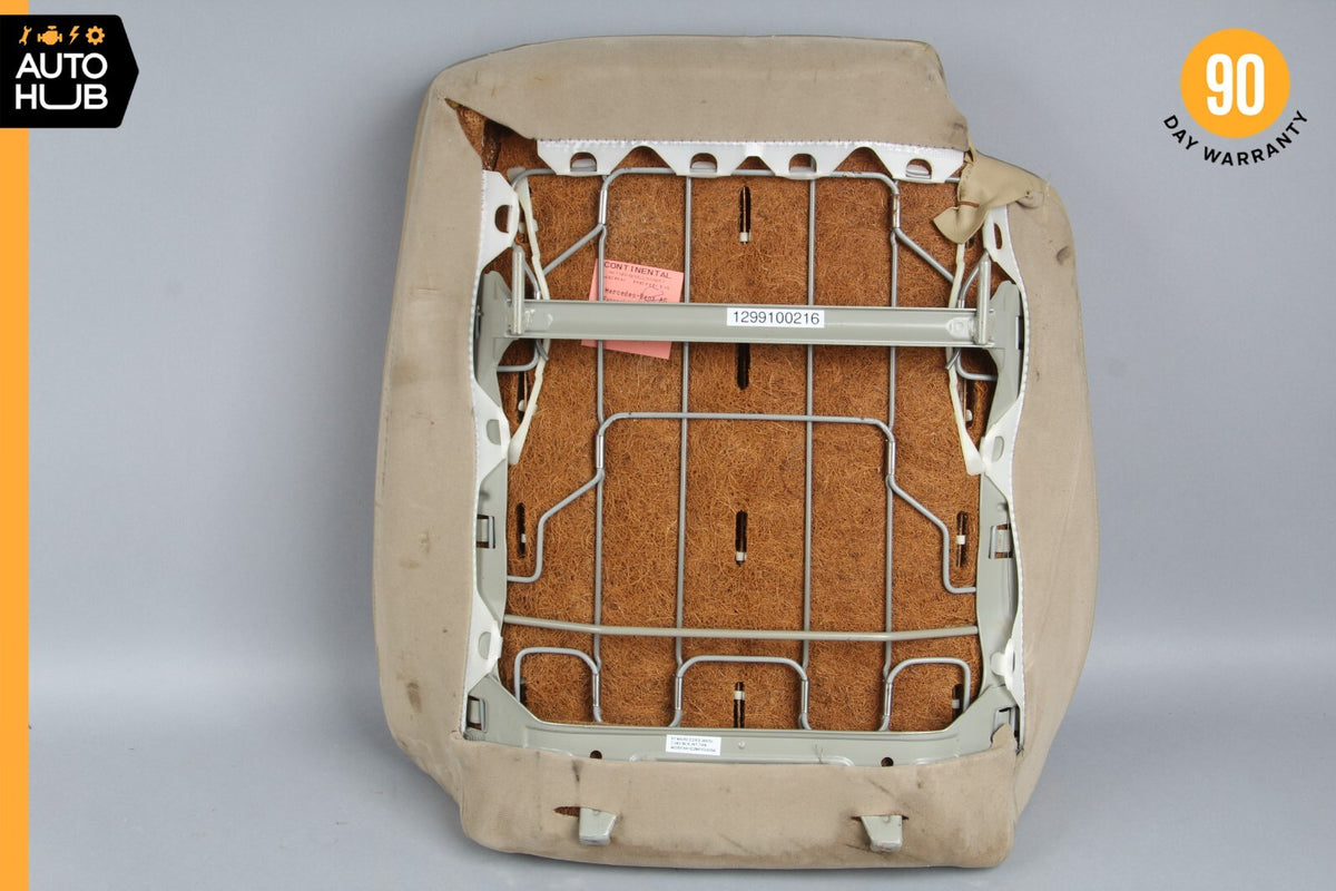 90-95 Mercedes R129 300SL SL500 Right Side Upper Top Seat Cushion Beige OEM - photo 11