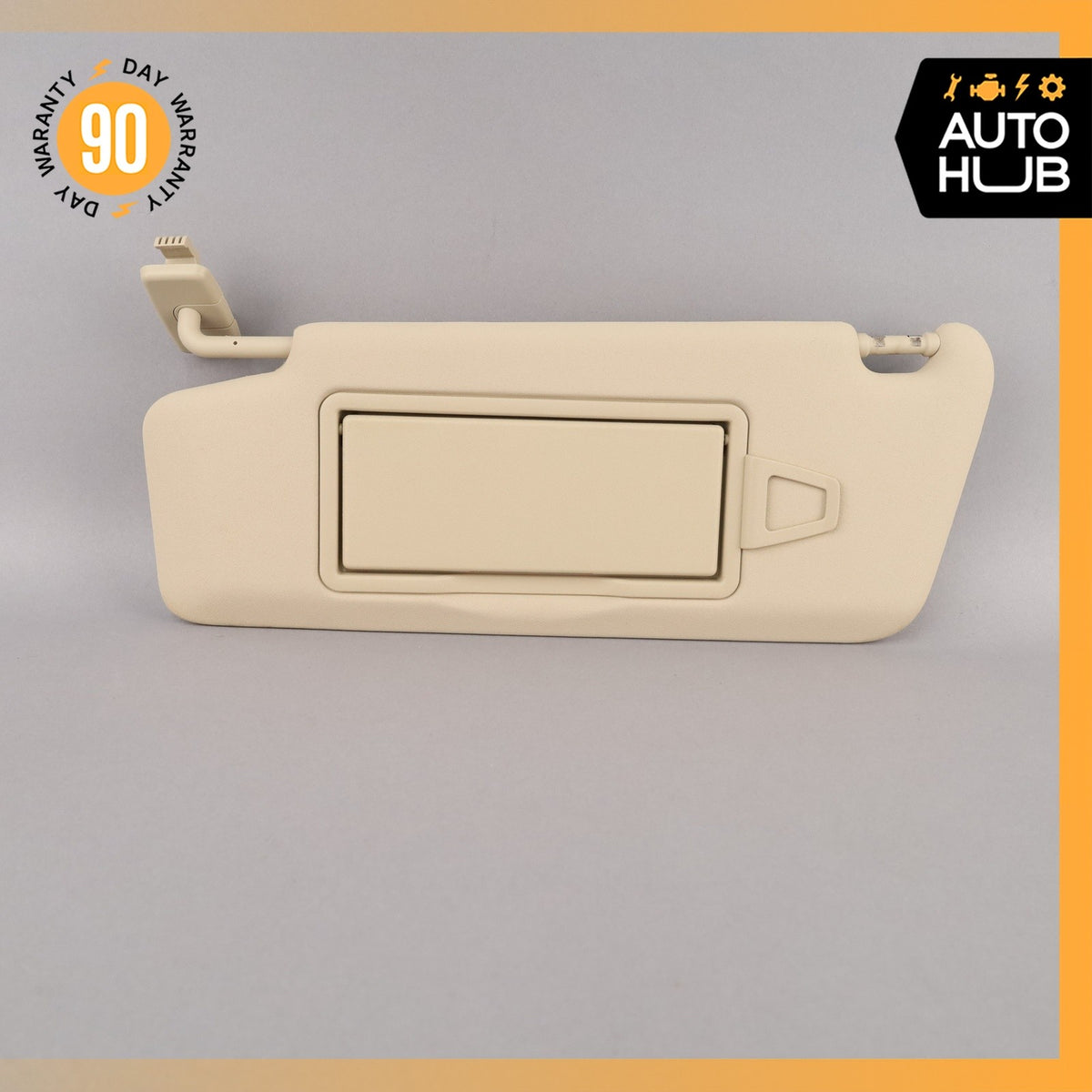 08-14 Mercedes W204 C250 C350 Left Driver Side Sunvisor Sun Visor Beige OEM - photo 6