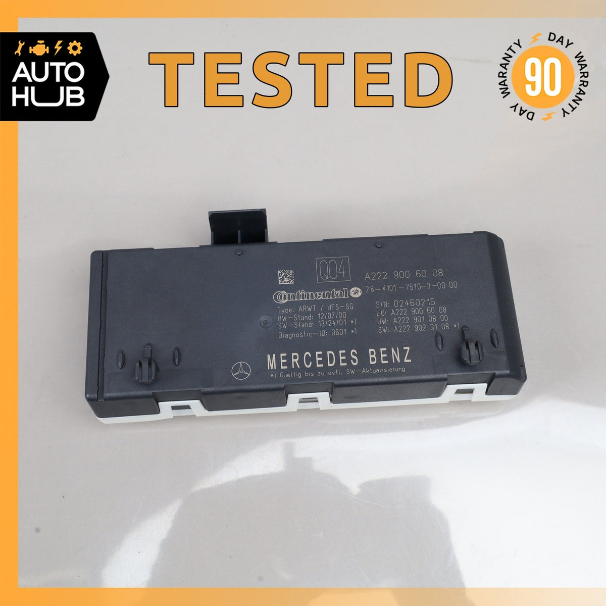 14-18 Mercedes W222 S550 C300 Trunk Release Remote Open Close Module OEM - photo 1