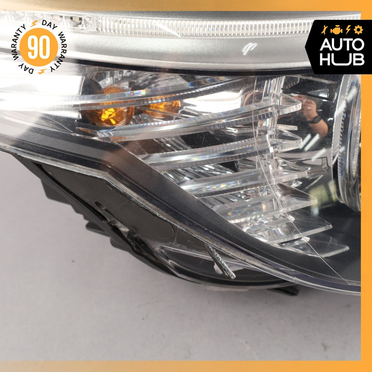 08-10 BMW E60 535i 550i M5 Right Side Bi-Xenon Adaptive Headlight Lamp OEM - photo 6