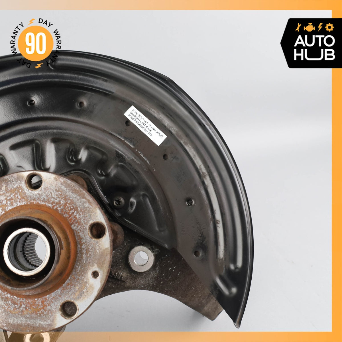 03-13 Bentley Continental Flying Spur Rear Right Side Spindle Knuckle Hub OEM - photo 4