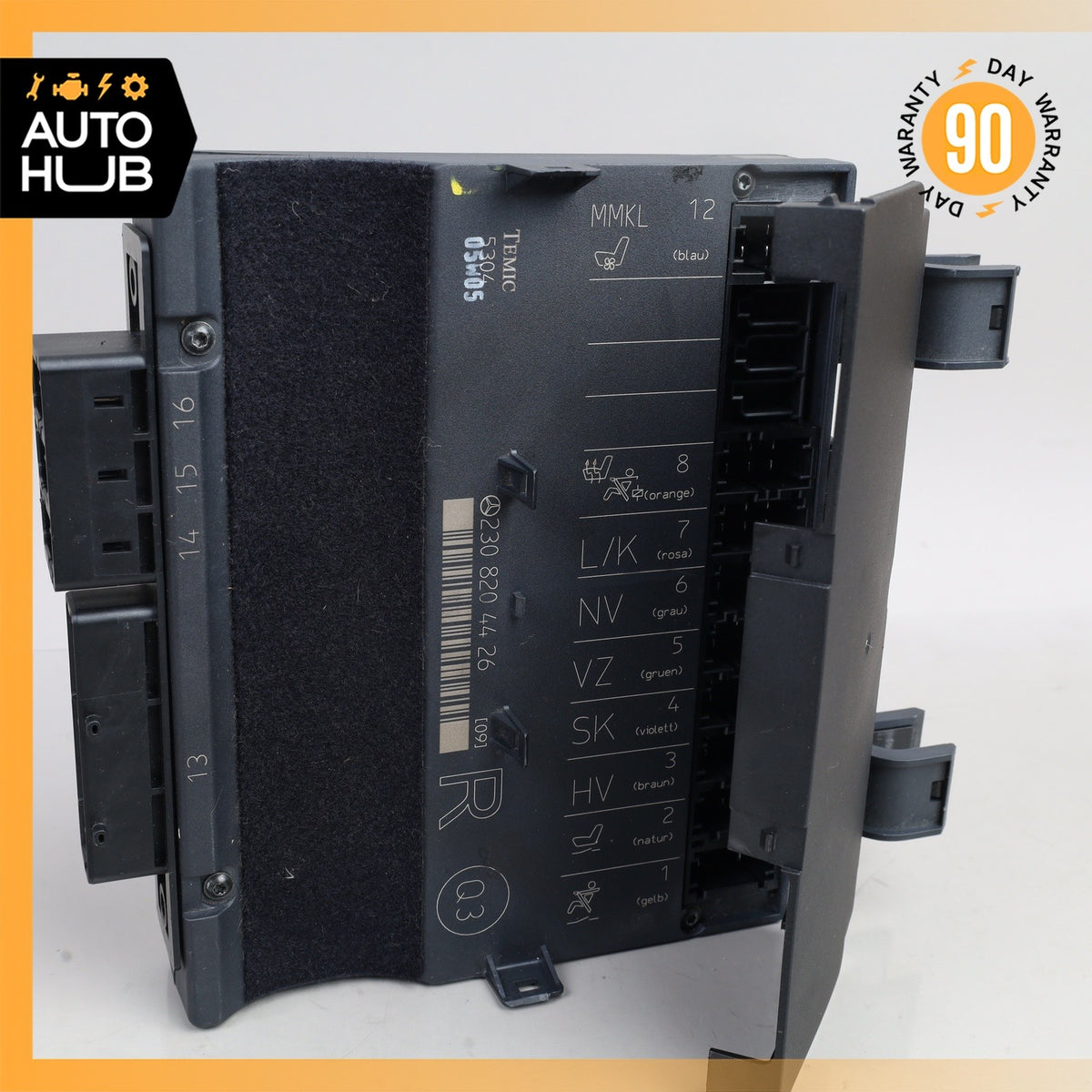 03-06 Mercedes R230 SL500 SL55 AMG Under Seat Control Module Right Side OEM - photo 7