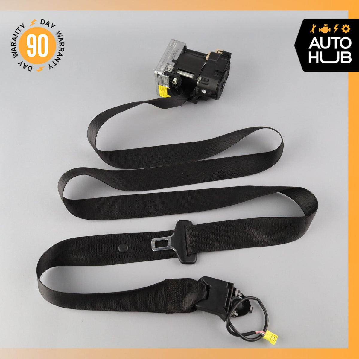 07-12 Mercedes R230 SL550 SL55 AMG Right Side Seat Belt Retractor Black OEM 81k - photo 2