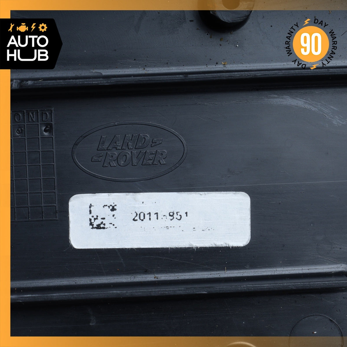 17-20 Land Rover L462 Discovery 5 Front Bumper License Plate Bracket Holder OEM - photo 7