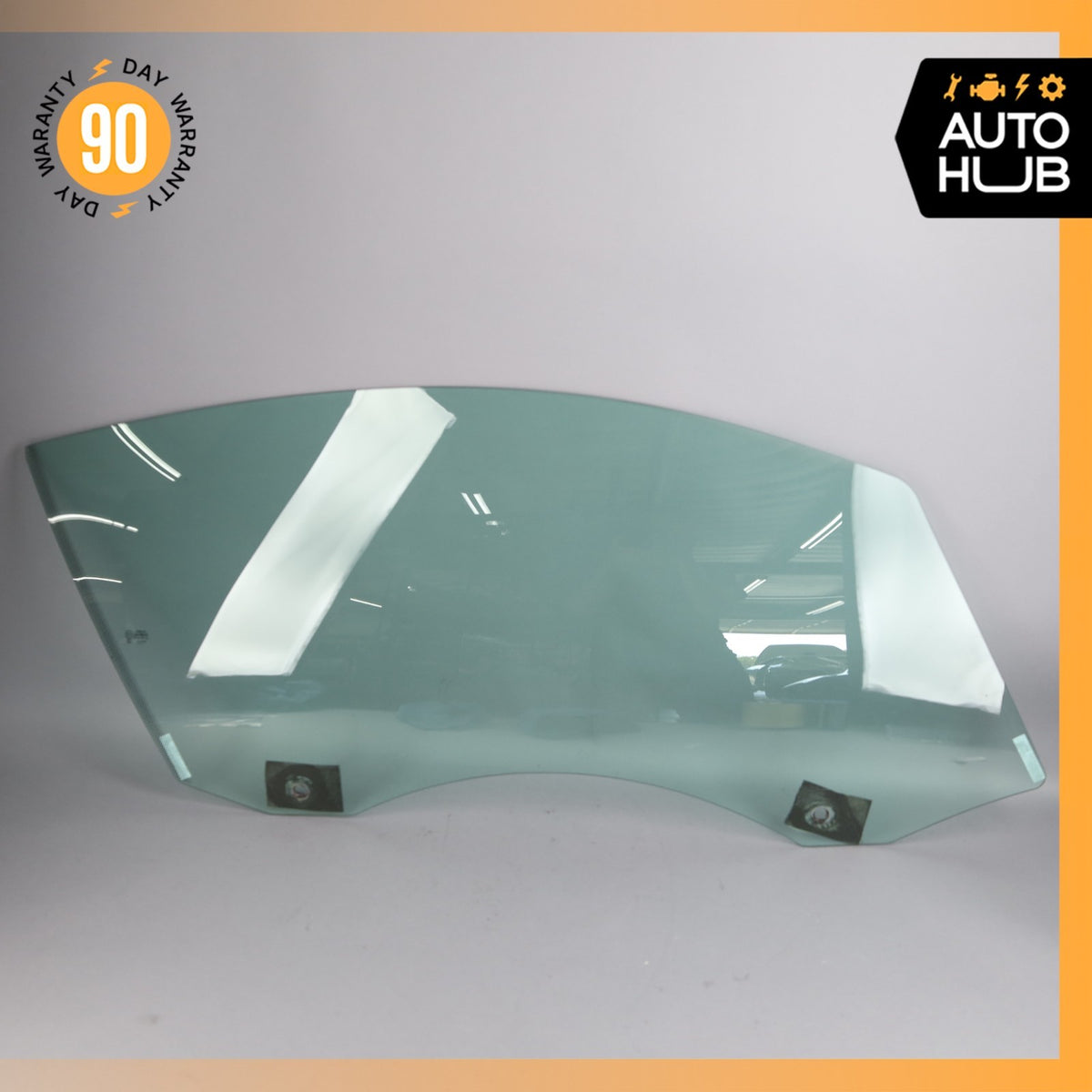 06-17 Aston Martin V8 V12 Vantage Coupe Front Right Side Door Window Glass OEM - photo 2