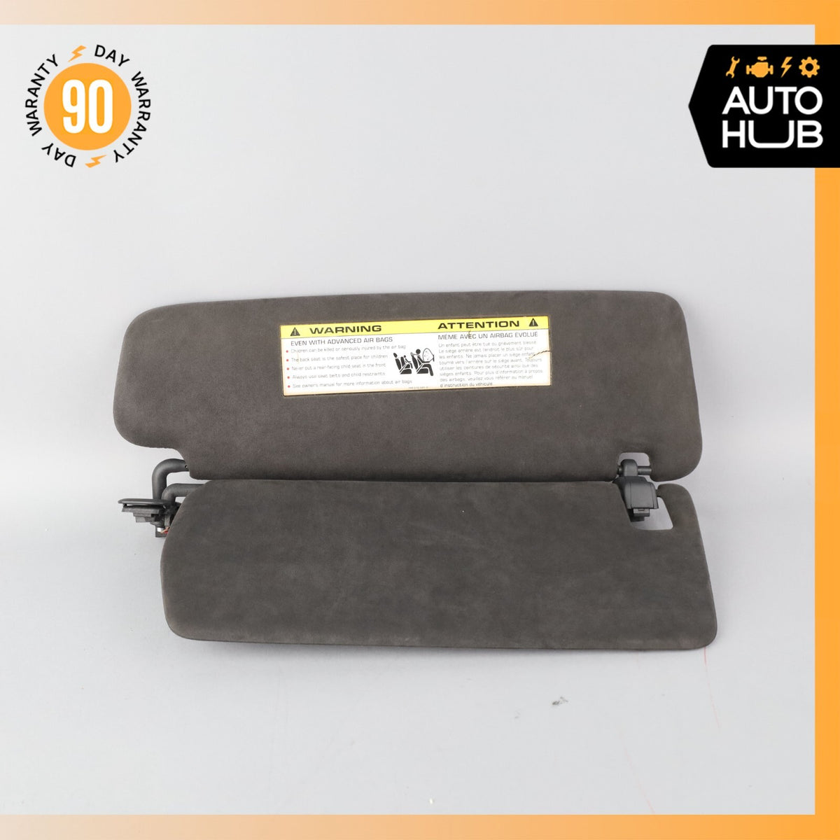 11-14 Porsche Cayenne 958 GTS Sun Visor Sunvisor Left Side Suede OEM 82k - photo 3