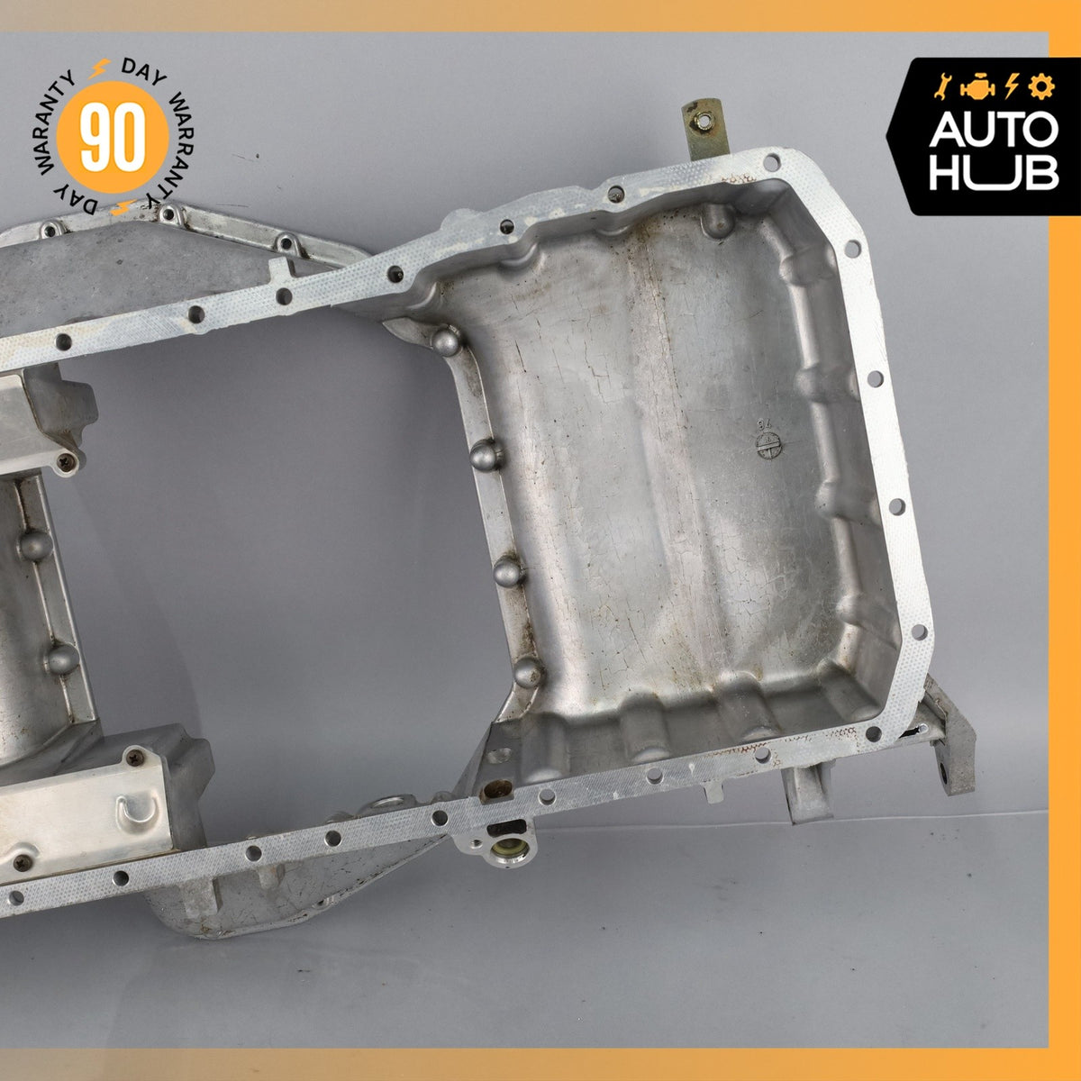92-99 Mercedes W140 CL600 S600 Oil Pan Upper Part 1200103213 OEM - photo 17