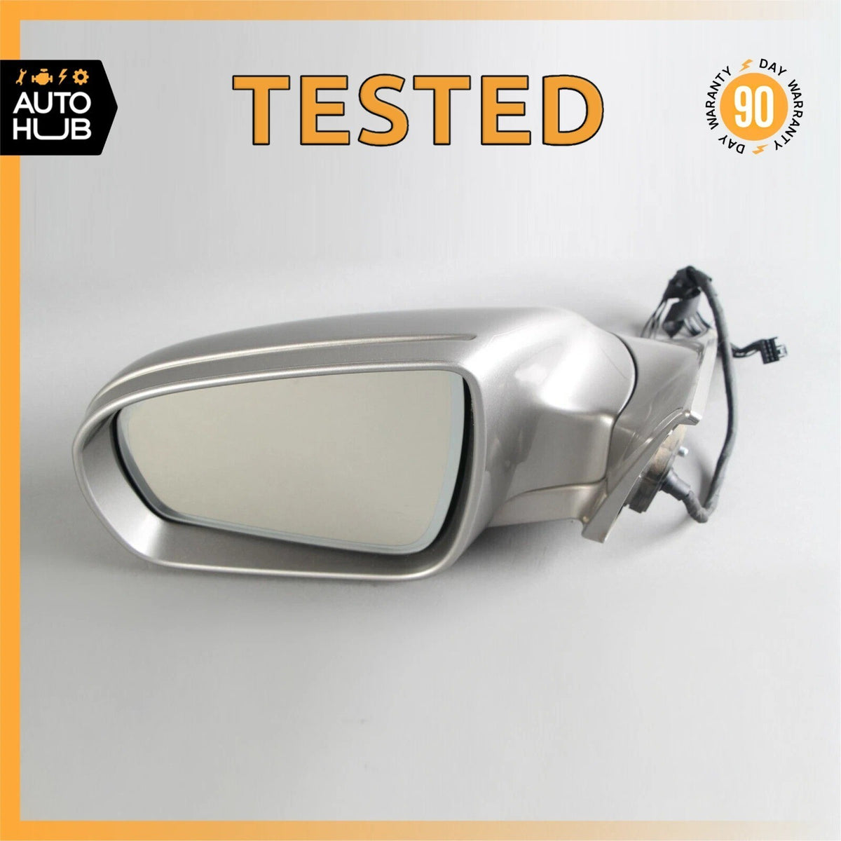 09-11 Mercedes W219 CLS550 Left Side Rear View Door Mirror Diamond Silver OEM - photo 1