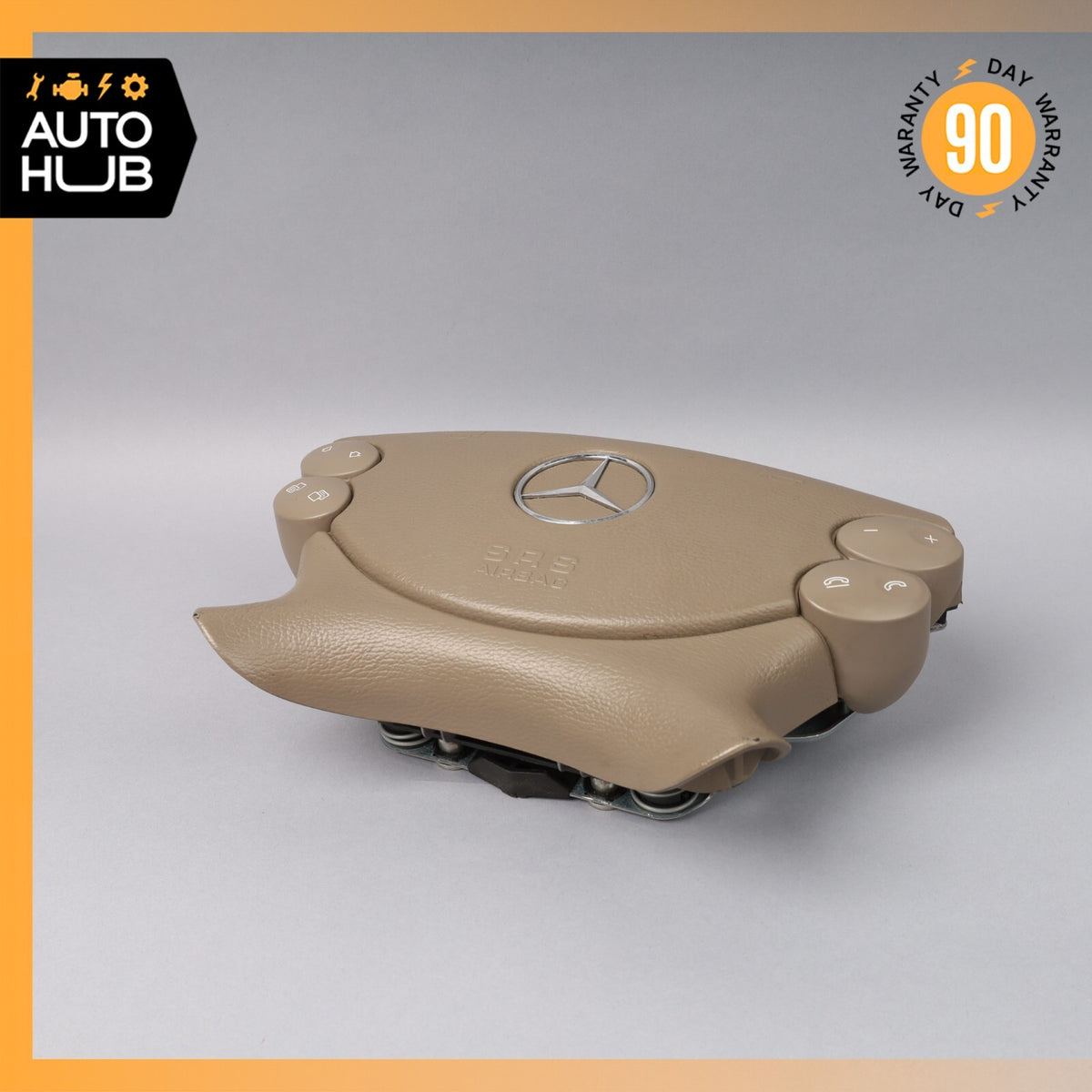 Mercedes R230 SL550 SL55 AMG CLK550 Steering Wheel Airbag Air Bag Beige OEM 72k - photo 6