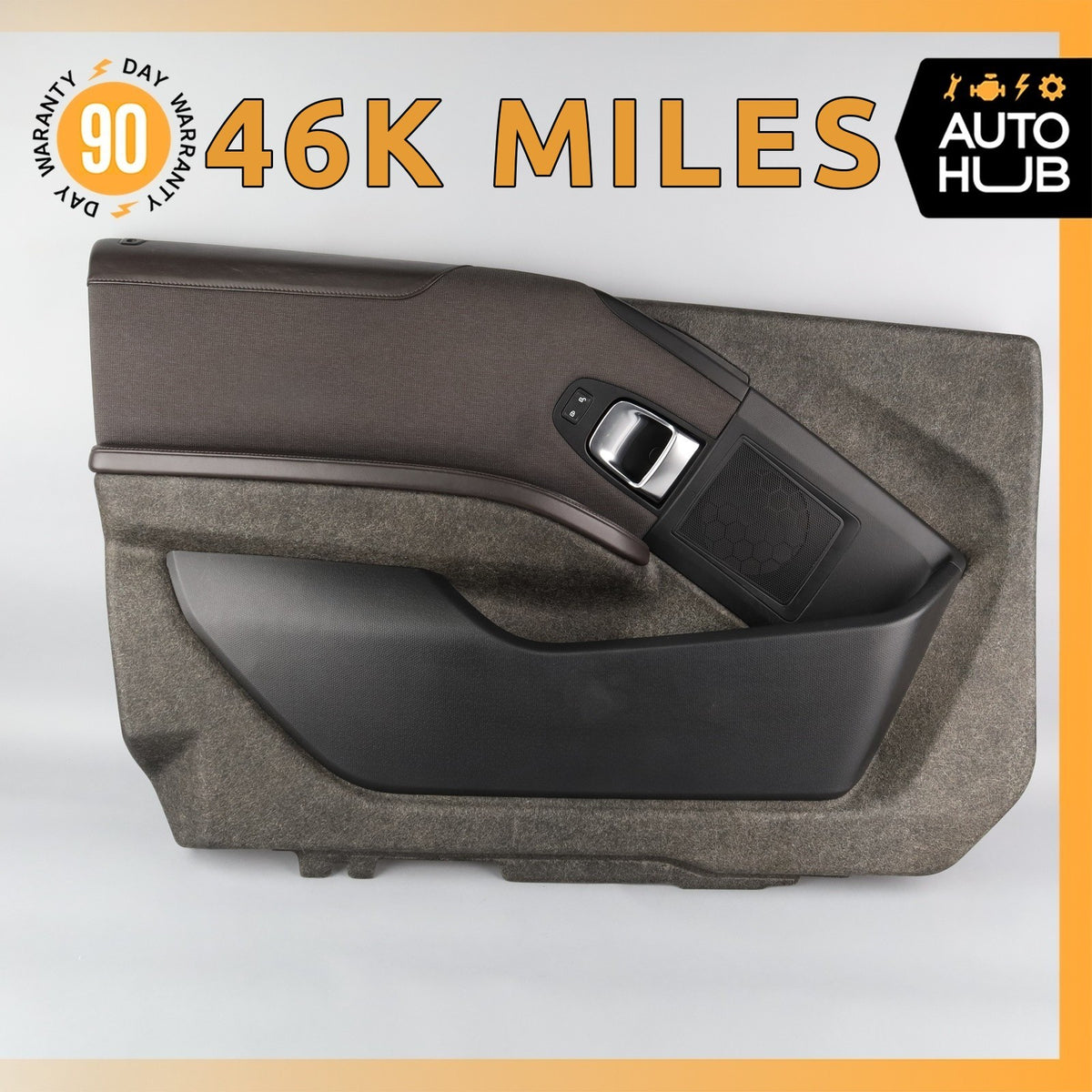 14-21 BMW i3 I01 Front Left Driver Side Interior Door Panel Brown OEM - photo 1