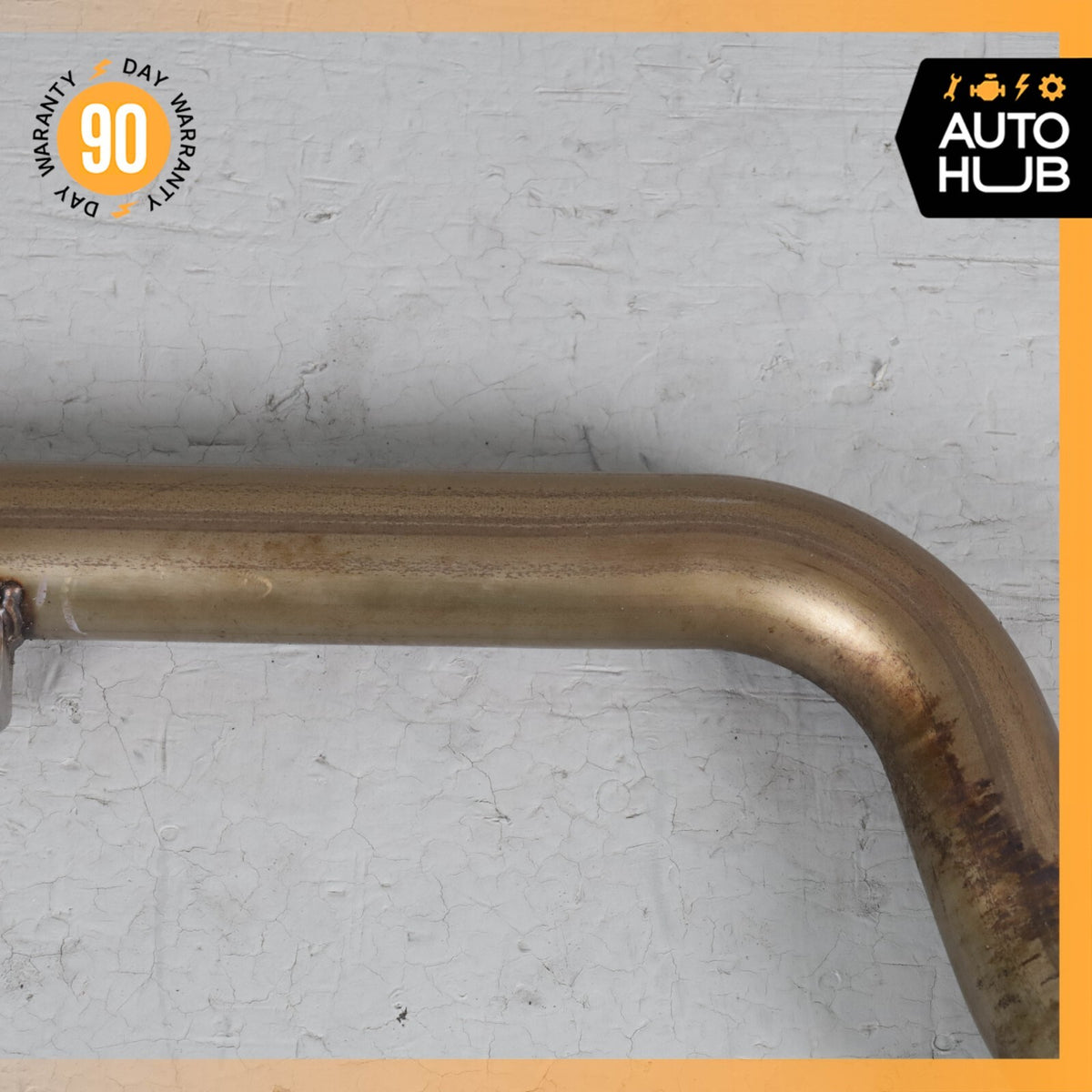 12-14 Mercedes W204 C250 M271 1.8L Center Medium Exhaust Pipe 2124910001 OEM 84k - photo 4