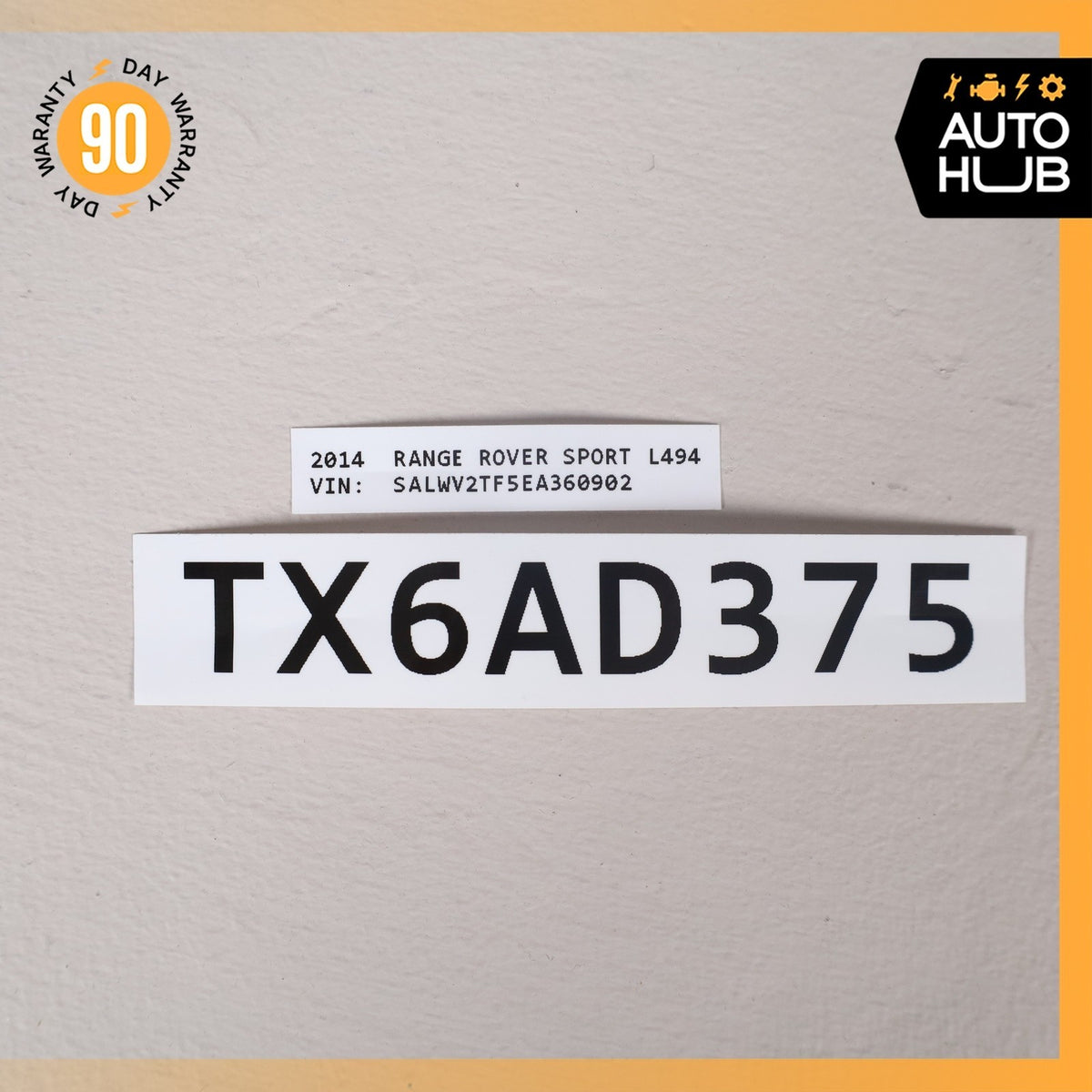 14-22 LR Range Rover Sport L494 Rear Left Driver Side Door Panel Shell Black OEM - photo 20
