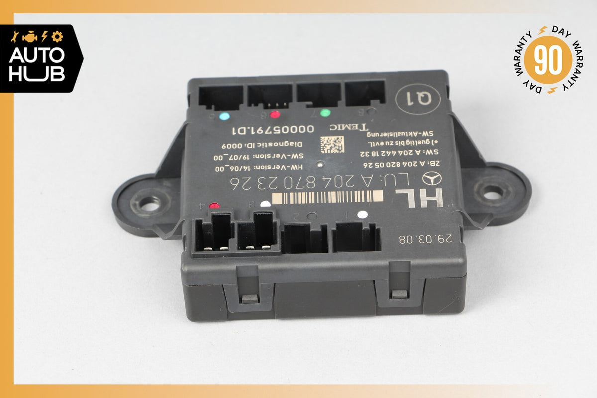 08-18 Mercedes W204 C300 CLS550 GLK350 Rear Left Side Door Control Module OEM - photo 3