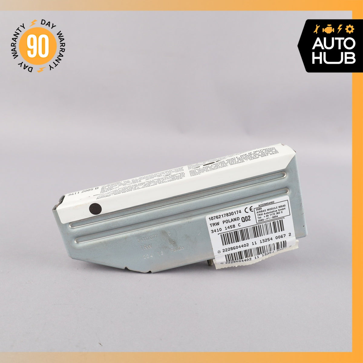 14-17 Mercedes W222 S550 S600 S550e Quarter Airbag Air Bag Rear Right Side OEM - photo 1