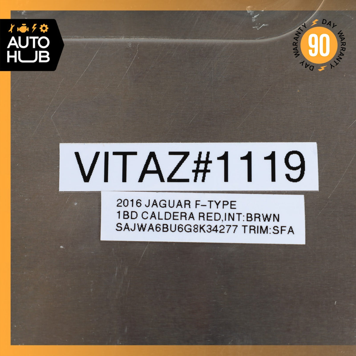 2016 Jaguar X152 F-Type S ECM ECU Engine Control Module Computer OEM - photo 11