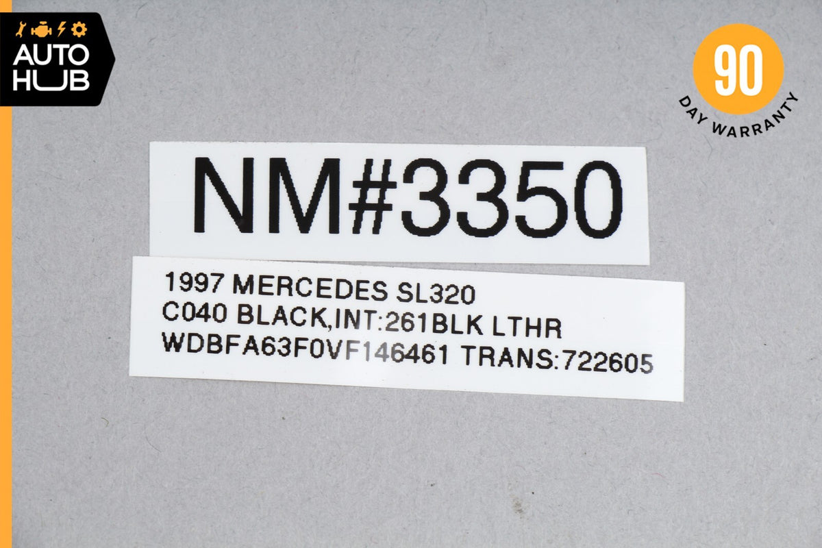 93-02 Mercedes R129 SL320 500SL Front Left Wear & ABS Wheel Speed Sensor OEM - photo 12