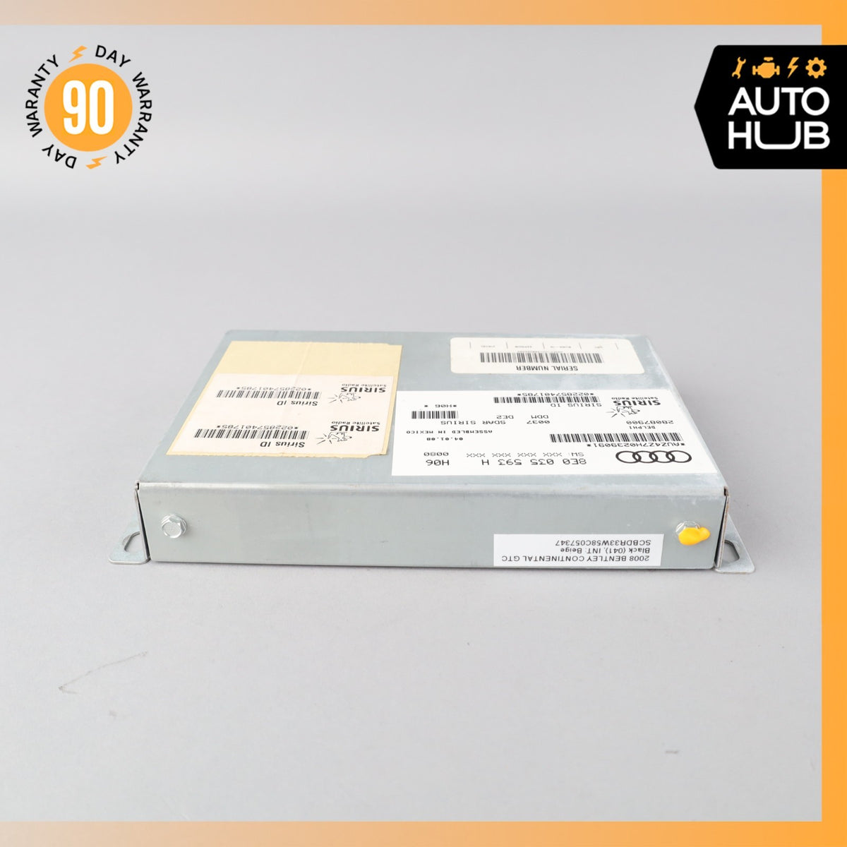 Bentley Continental GTC Satellite Radio Control Module Unit OEM - photo 3