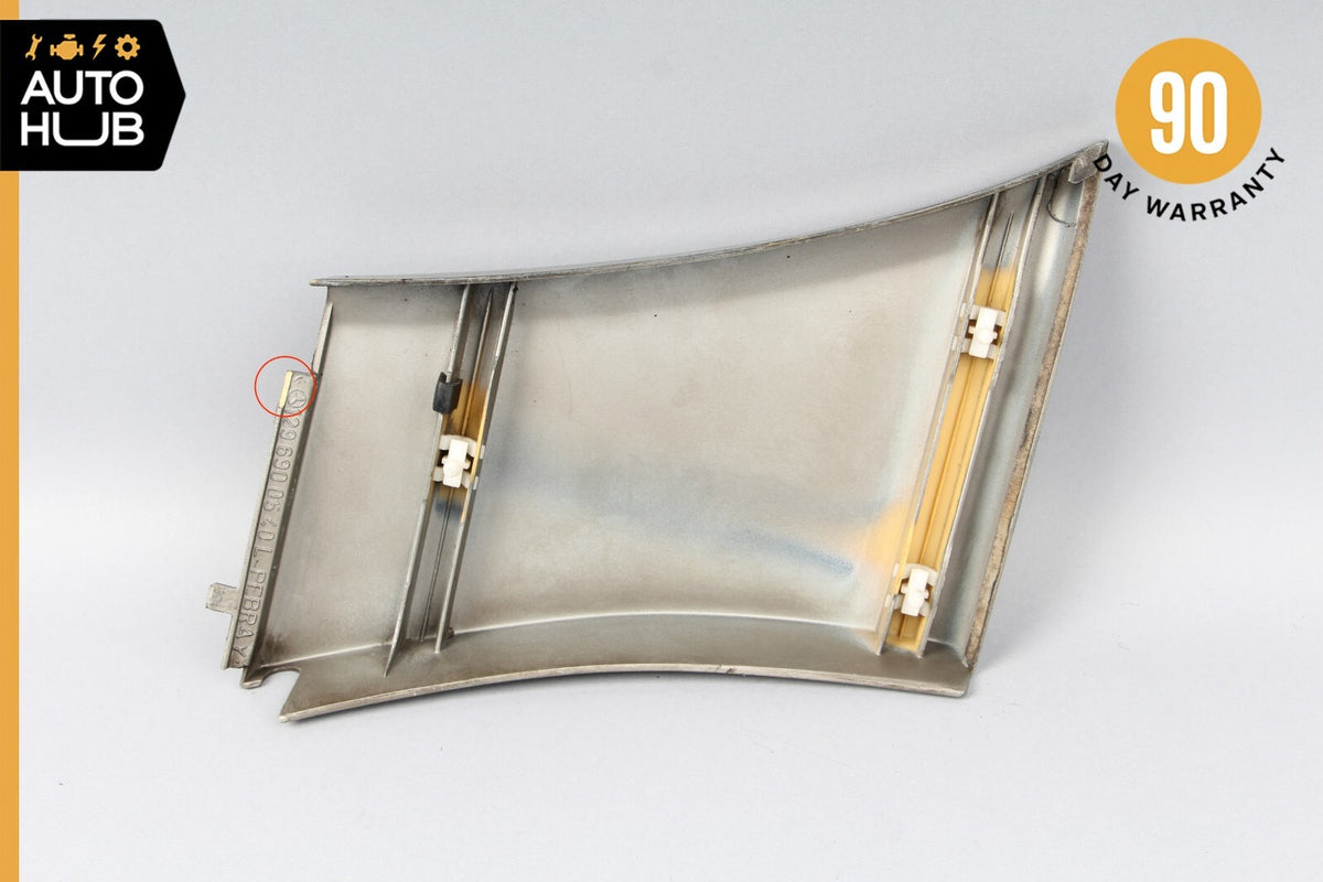 90-02 Mercedes R129 SL320 300SL Left Driver Side Quarter Panel Trim Silver OEM - photo 6