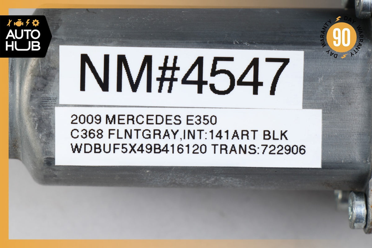 03-09 Mercedes W211 E350 E500 E550 Rear Right Side Window Regulator Motor OEM - photo 12