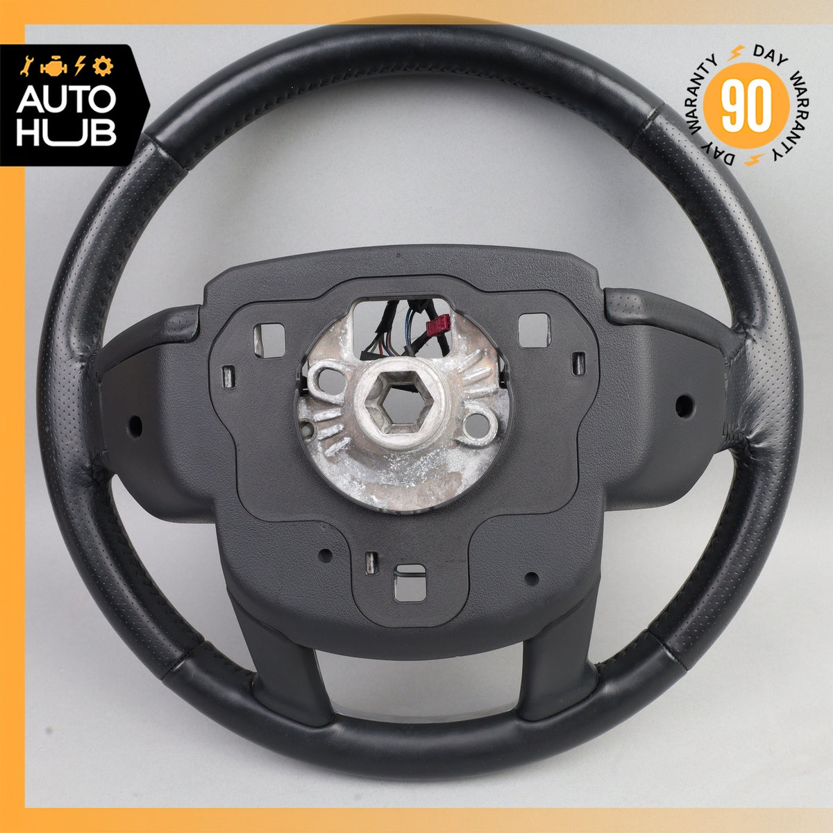 14-22 LR Range Rover Sport L494 Leather Heated Steering Wheel w/ Switches OEM - photo 14