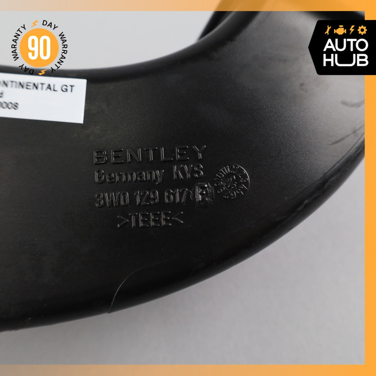 Bentley Continental GT GTC 6.0L W12 Right Side Air Intake Hose Pipe OEM - photo 10
