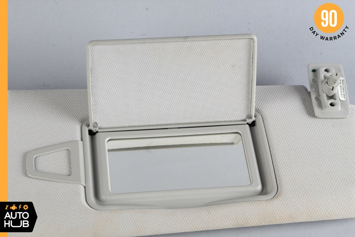 06-11 Mercedes W219 CLS550 CLS500 Front Right Side Sunvisor Sun Visor Grey OEM - photo 9