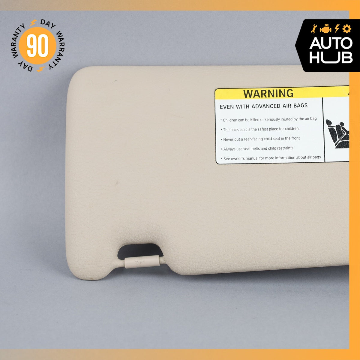 12-18 BMW F30 320i 330e 335i Right Passenger Side Sunvisor Sun Visor OEM - photo 2