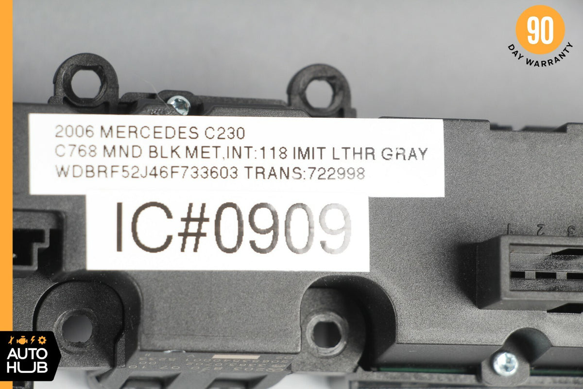 05-07 Mercedes W203 C230 C320 Dash Hazard Door Lock ESP Control Switch OEM - photo 12