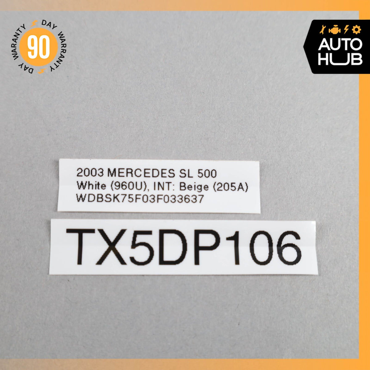 Mercedes R230 SL500 Base Rocker Panel Side Skirt Rear Left Jack Cover OEM - photo 8