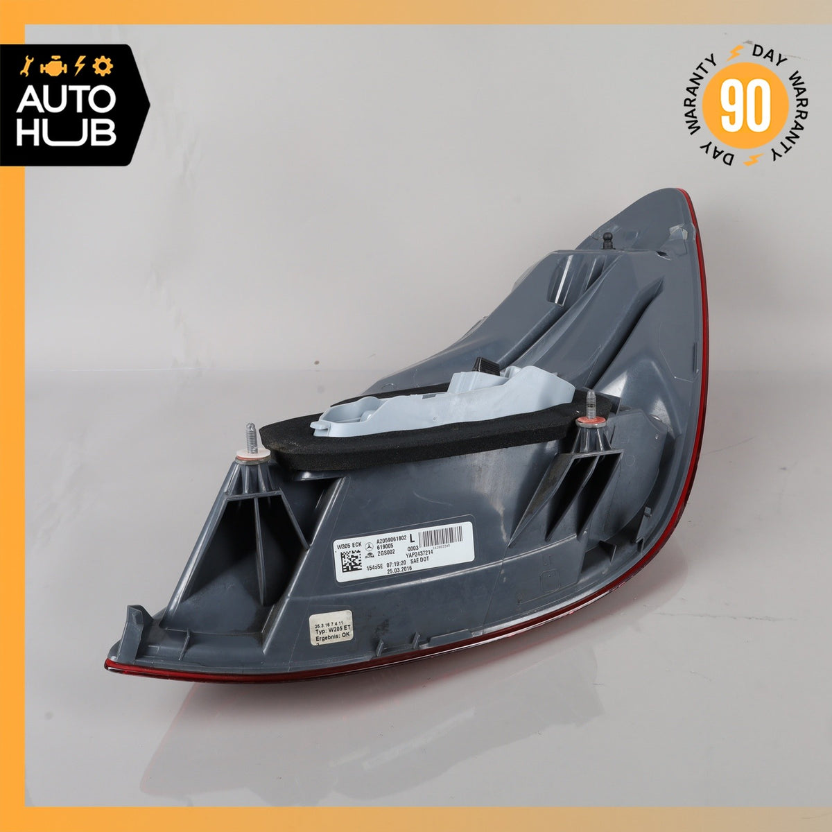 15-18 Mercedes W205 C300 C43 AMG Sedan Tail Light Lamp Rear Left Side OEM - photo 15