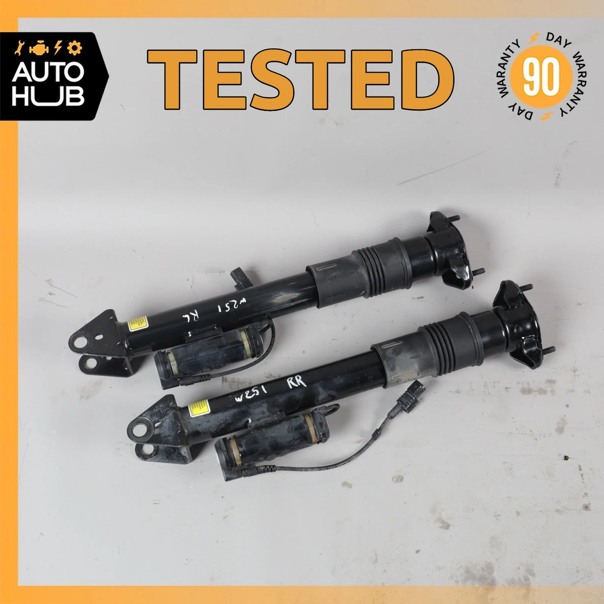 06-13 Mercedes W251 R50 R500 Rear Left & Right Shock Strut w/ ADS Arnott - photo 1
