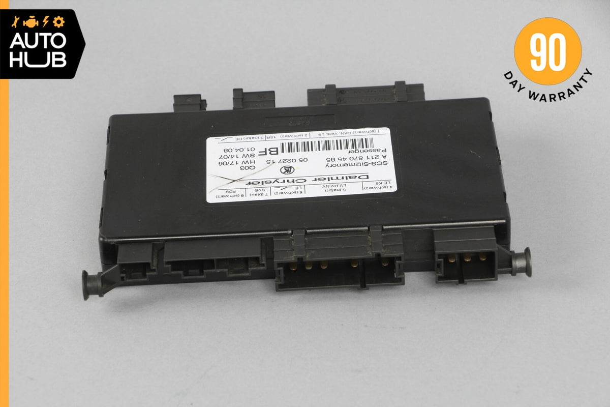 03-12 Mercedes W164 ML320 E63 AMG Front Right Seat Control Module 2118704585 OEM - photo 2