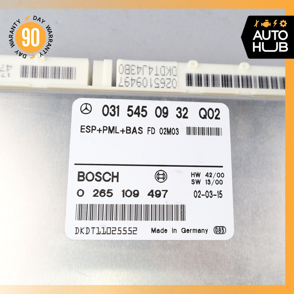 00-06 Mercedes W215 CL500 CL600 BAS ABS ESP Control Module Unit OEM - photo 9