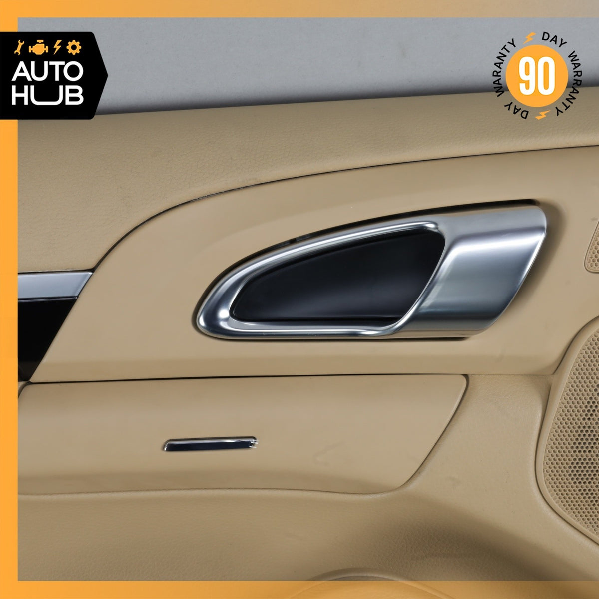 11-18 Porsche Cayenne 958 Rear Left Side Interior Door Panel Beige OEM - photo 11