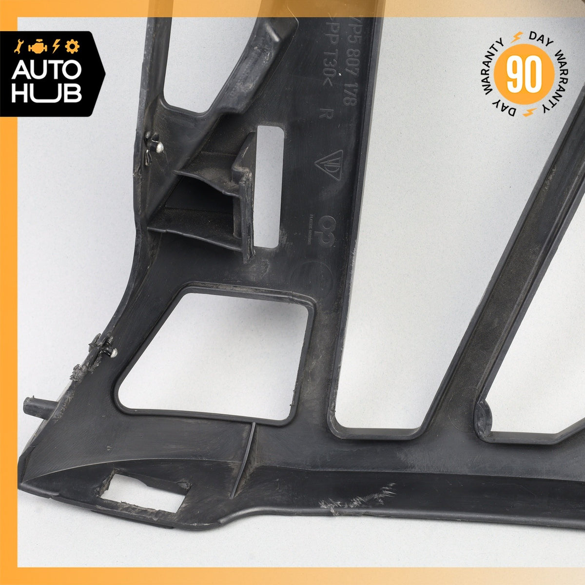 11-14 Porsche Cayenne 958 Front Right Side Bumper Support Bracket OEM - photo 11