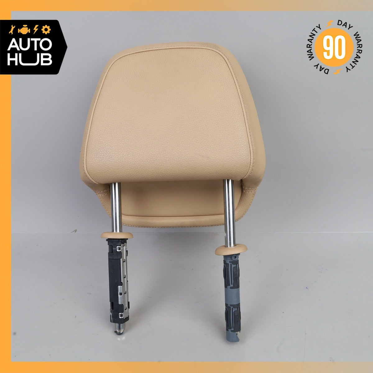 11-14 Porsche Cayenne 958 Hybrid S Front Left Side Headrest Head Rest Beige OEM - photo 13