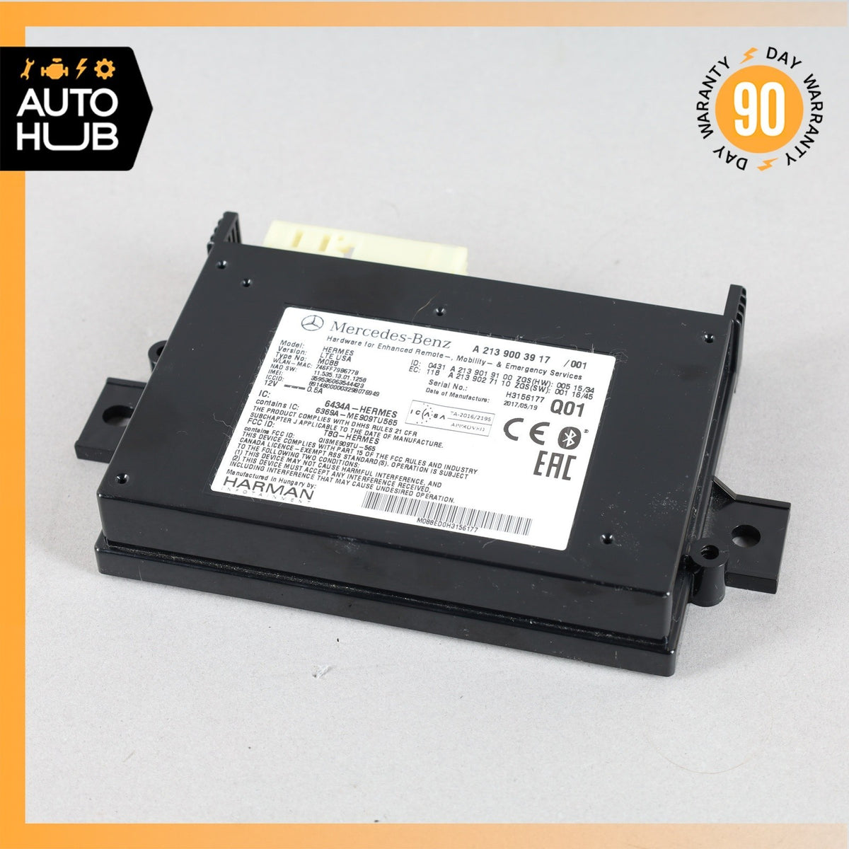Mercedes W238 E400 GLC300 Bluetooth Telematic Control Module 2139003917 OEM - photo 3